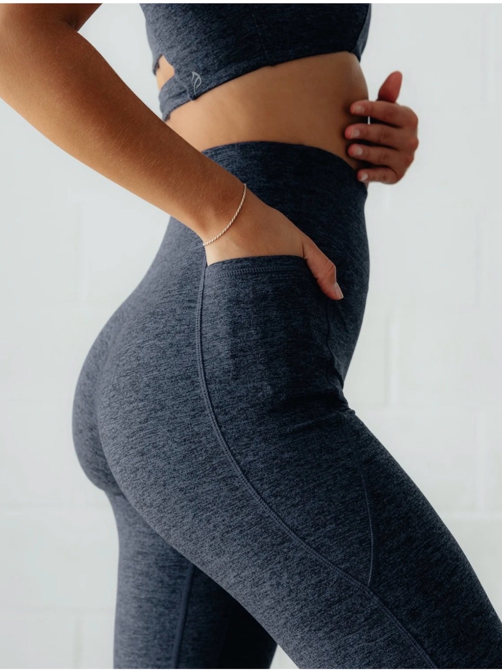 PTULA Leggings - Gray and Teal